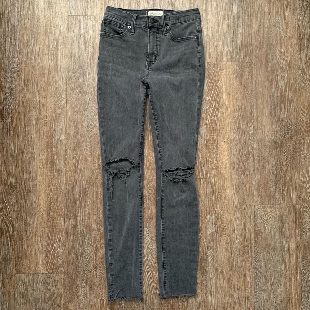 Madewell 9" Mid Rise Skinny Jeans Size 25